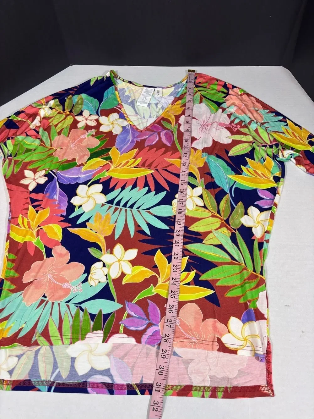 Citrus Women's Standard Tunic Swimsuit Cover Up NWT XS Multi in the Tropics